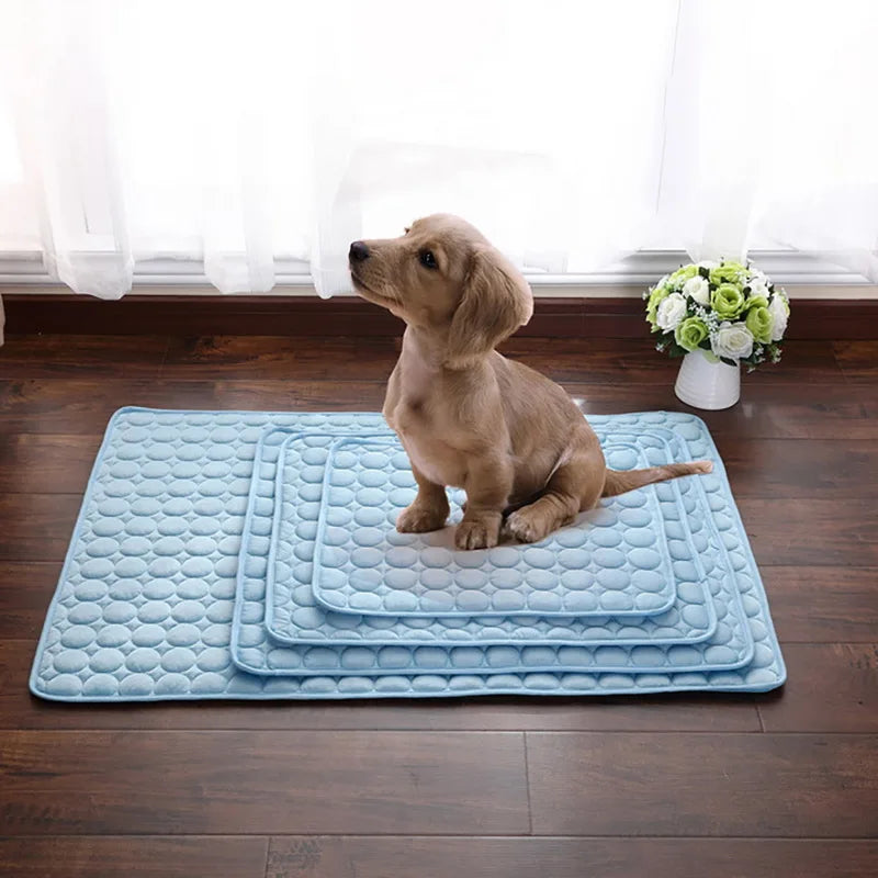 PITTY Dog Mat Cooling Summer Pad Mat For Dogs Cat Blanket Sofa Breathable