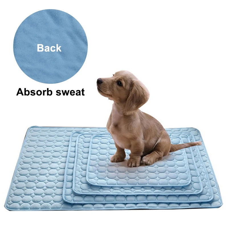 PITTY Dog Mat Cooling Summer Pad Mat For Dogs Cat Blanket Sofa Breathable