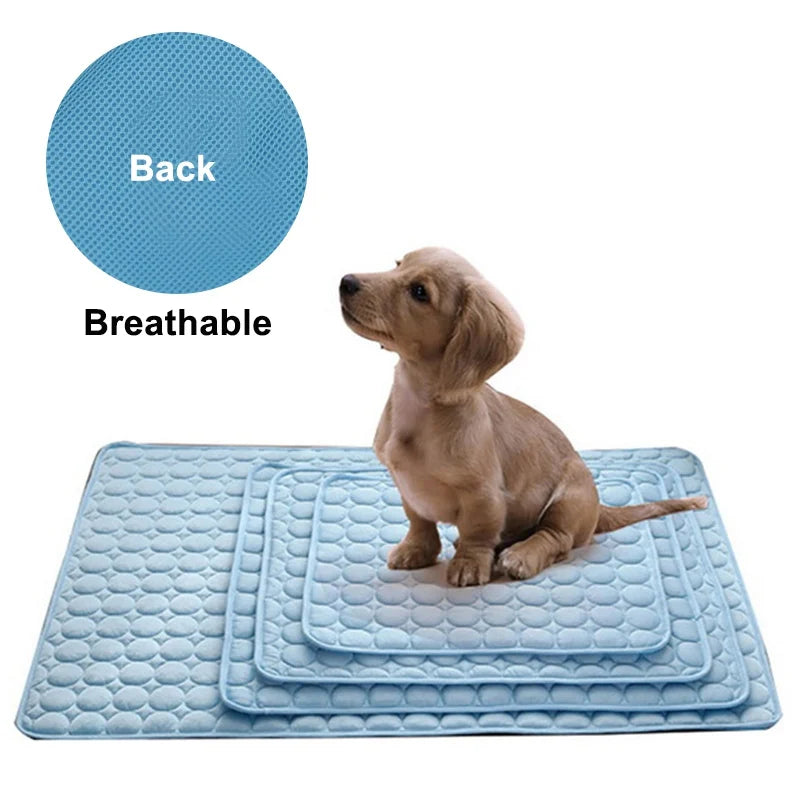 PITTY Dog Mat Cooling Summer Pad Mat For Dogs Cat Blanket Sofa Breathable