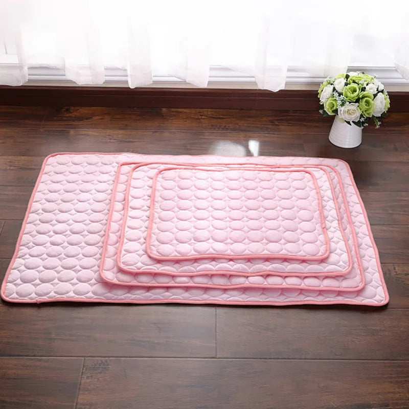 PITTY Dog Mat Cooling Summer Pad Mat For Dogs Cat Blanket Sofa Breathable