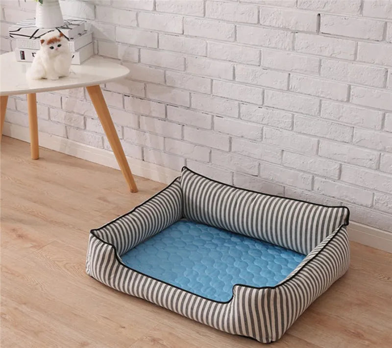 PITTY Dog Mat Cooling Summer Pad Mat For Dogs Cat Blanket Sofa Breathable