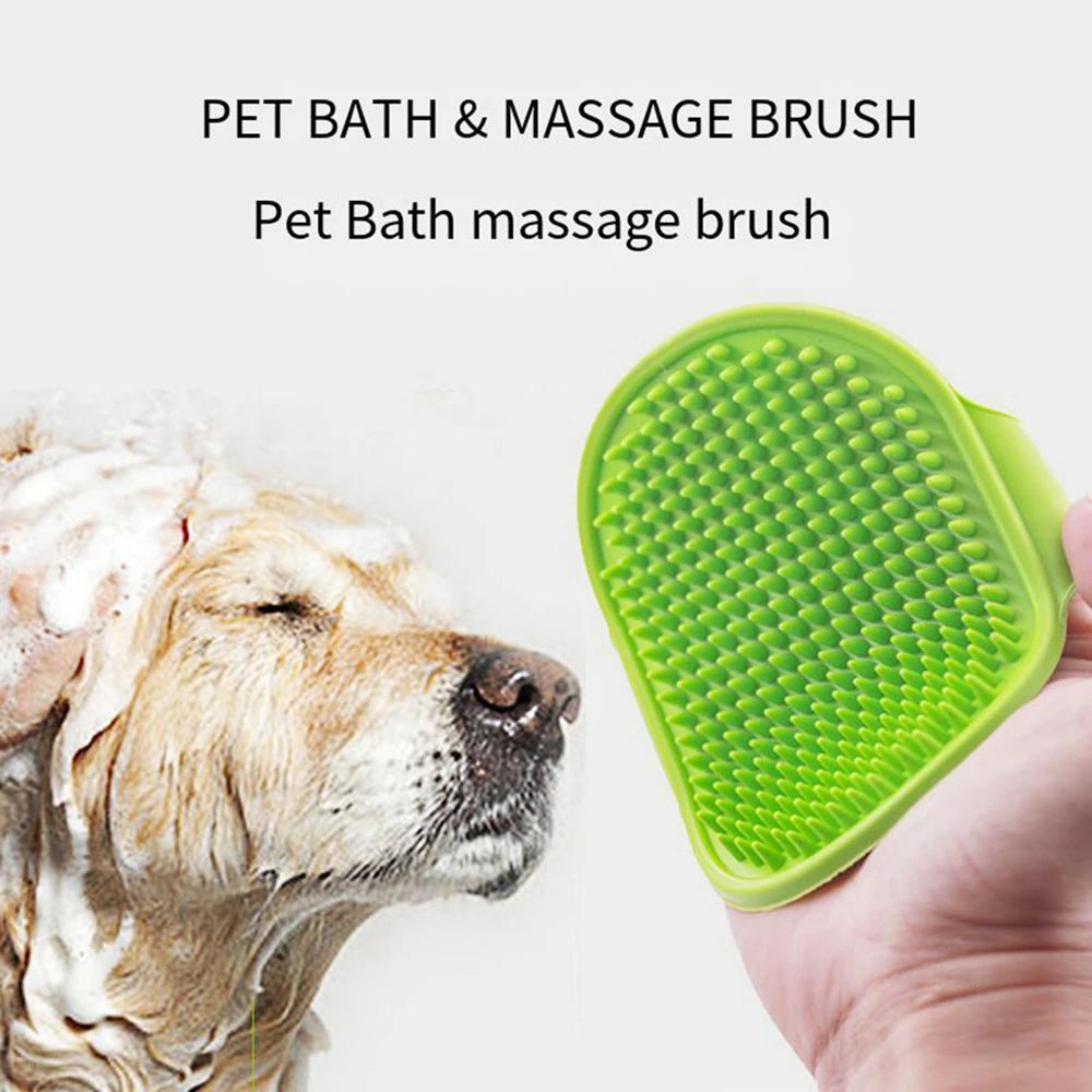 PETTY  Cleaning and  bath massage Brush Dog Cat