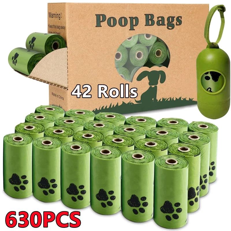 New Pet Biodegradable Trash Bag Dog Poop Bags Bulk Biobase Scented