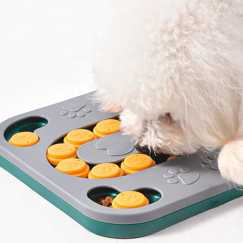 PITTY Dog Puzzle Toys Slow Feeder Interactive Increase Puppy IQ Food Dispenser Slowly Eating NonSlip Bowl Pet Cat Dogs Training Game