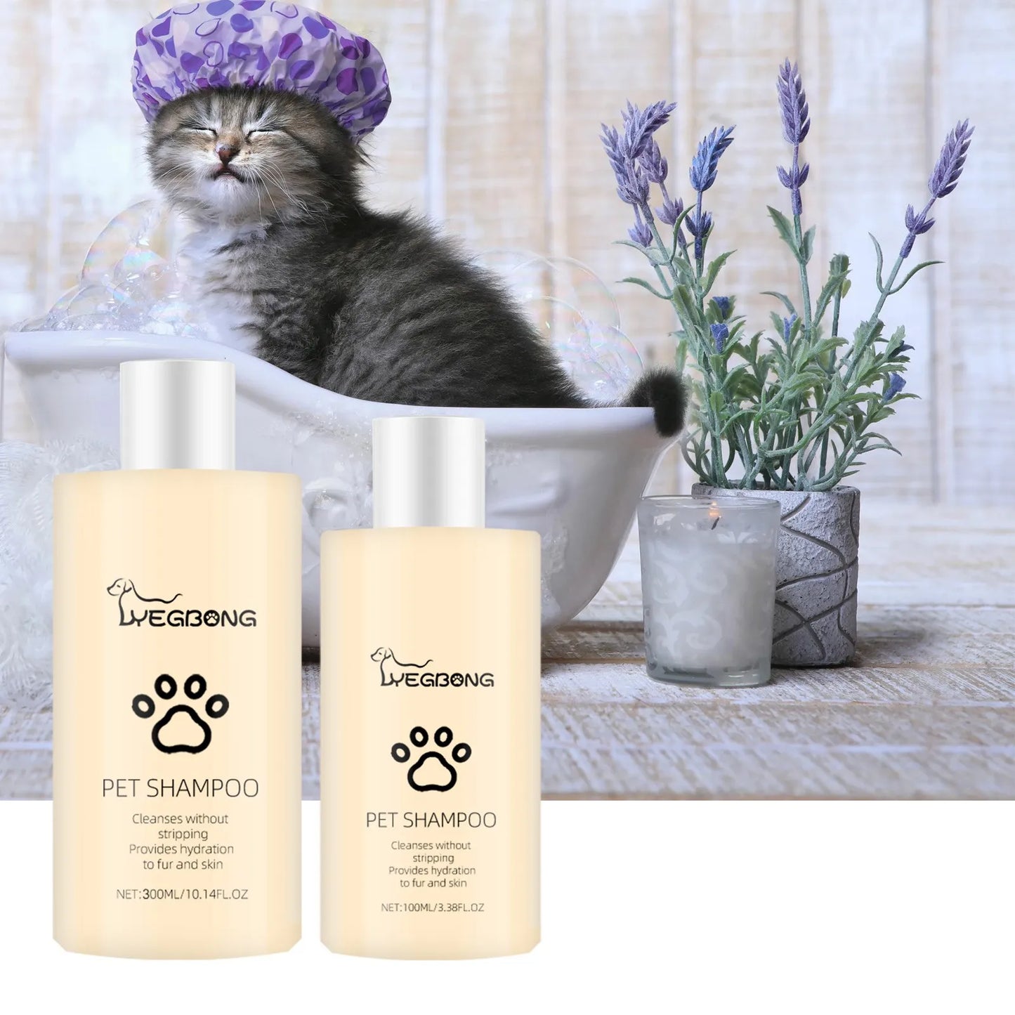 300ml Pet Shampoo Dog Shampoo And Coat Wash For Hydrating Cleansing And Adding To Pet Hair