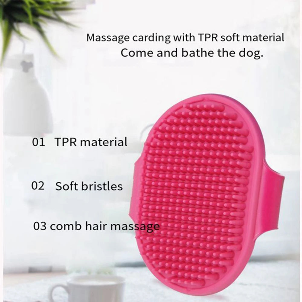 PETTY  Cleaning and  bath massage Brush Dog Cat