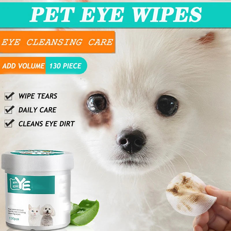 PITTY  Eye Wipes Cats And Dogs Tear mark Wet Wipes Cats And Dogs