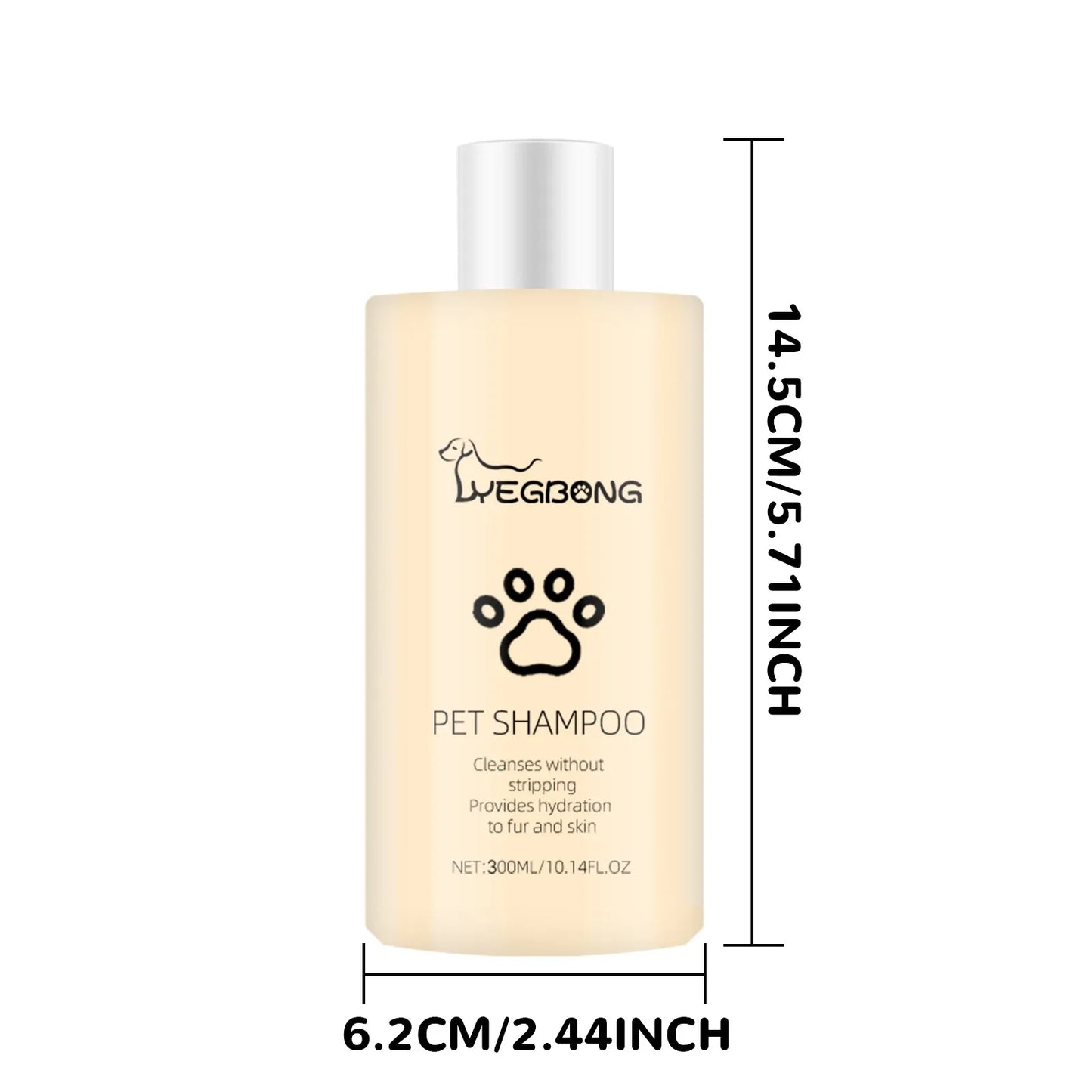 300ml Pet Shampoo Dog Shampoo And Coat Wash For Hydrating Cleansing And Adding To Pet Hair