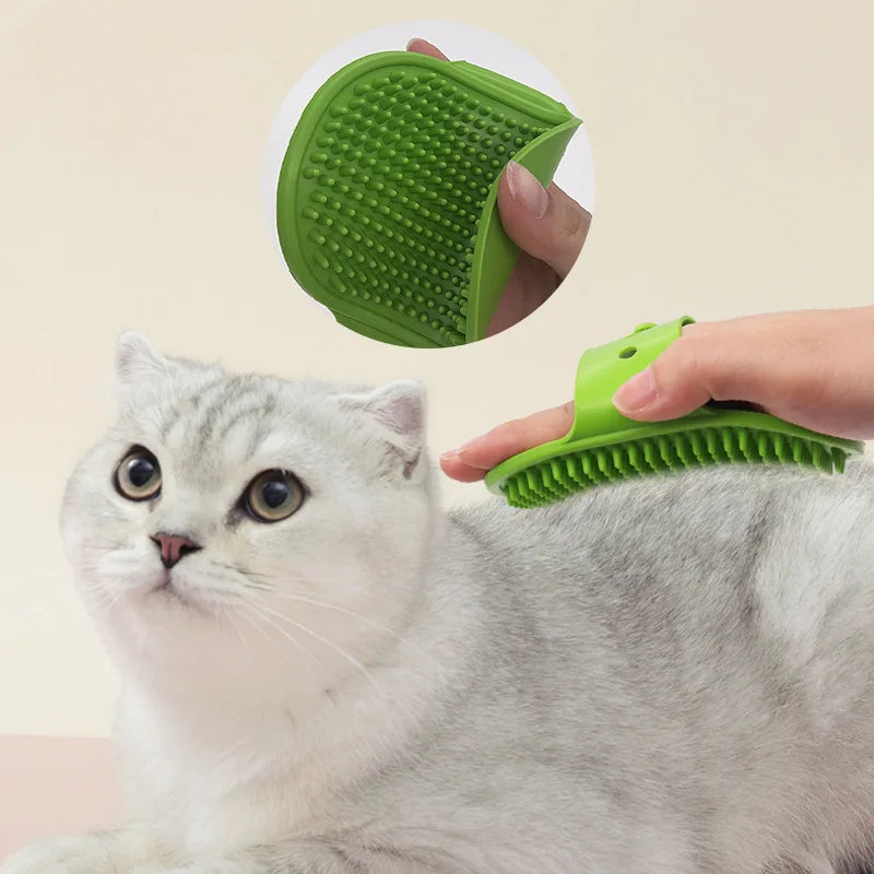 PETTY  Cleaning and  bath massage Brush Dog Cat