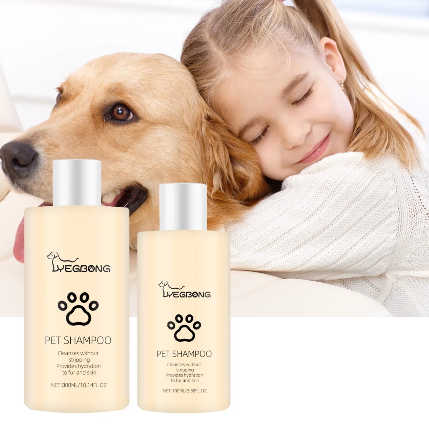 300ml Pet Shampoo Dog Shampoo And Coat Wash For Hydrating Cleansing And Adding To Pet Hair