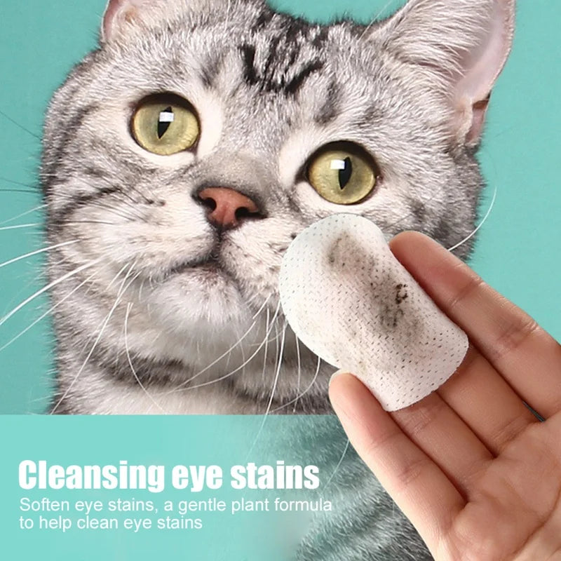 PITTY  Eye Wipes Cats And Dogs Tear mark Wet Wipes Cats And Dogs