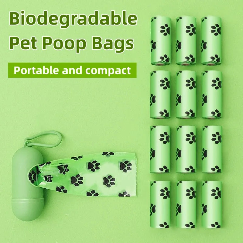 New Pet Biodegradable Trash Bag Dog Poop Bags Bulk Biobase Scented