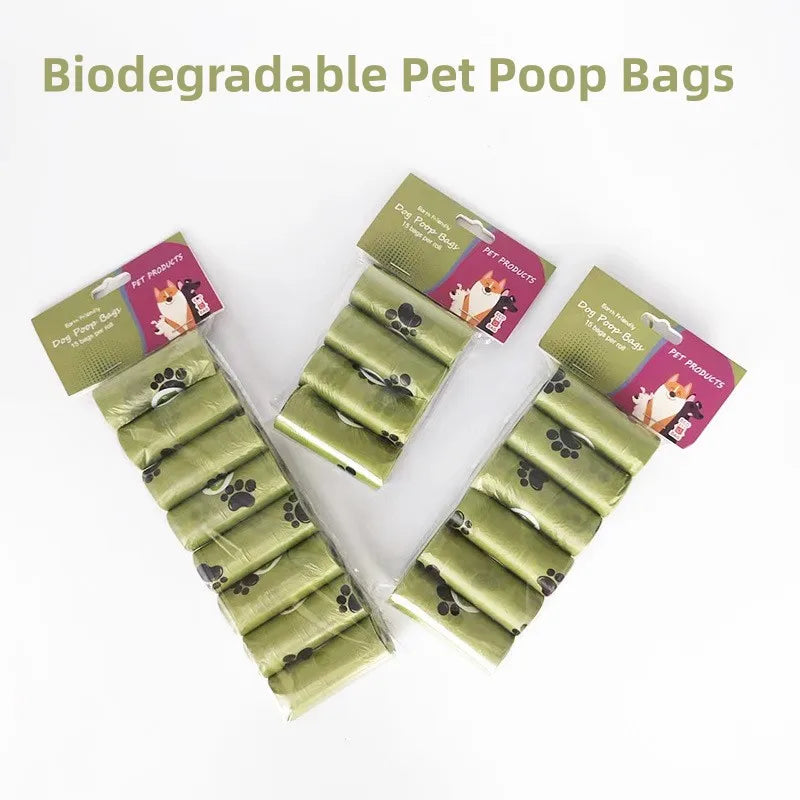 New Pet Biodegradable Trash Bag Dog Poop Bags Bulk Biobase Scented