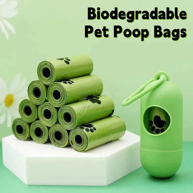 New Pet Biodegradable Trash Bag Dog Poop Bags Bulk Biobase Scented